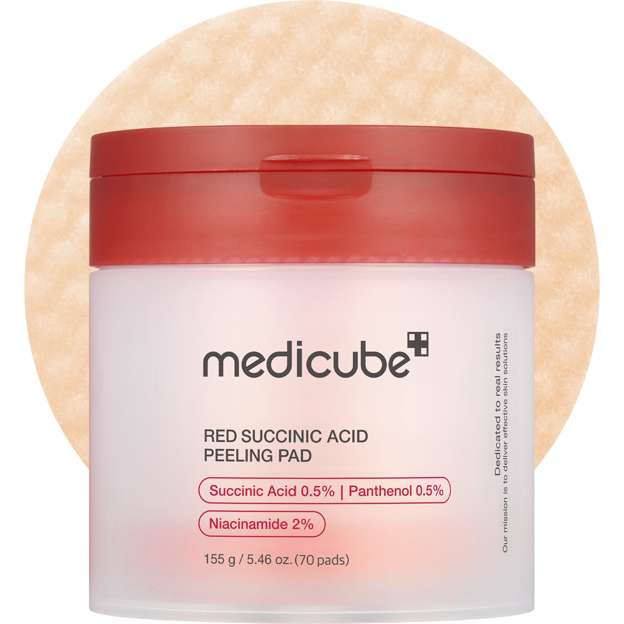 Red Succinic Acid Panthenol Pads Y0