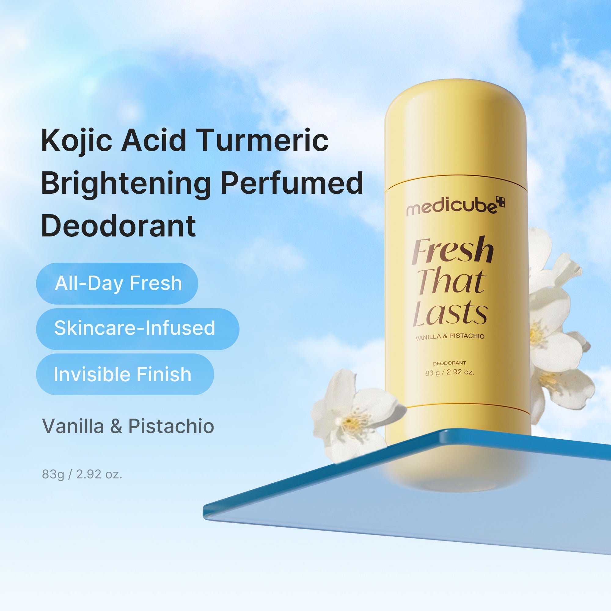 Kojic Acid Brightening Deodorant (Vanilla & Pistachio) R7