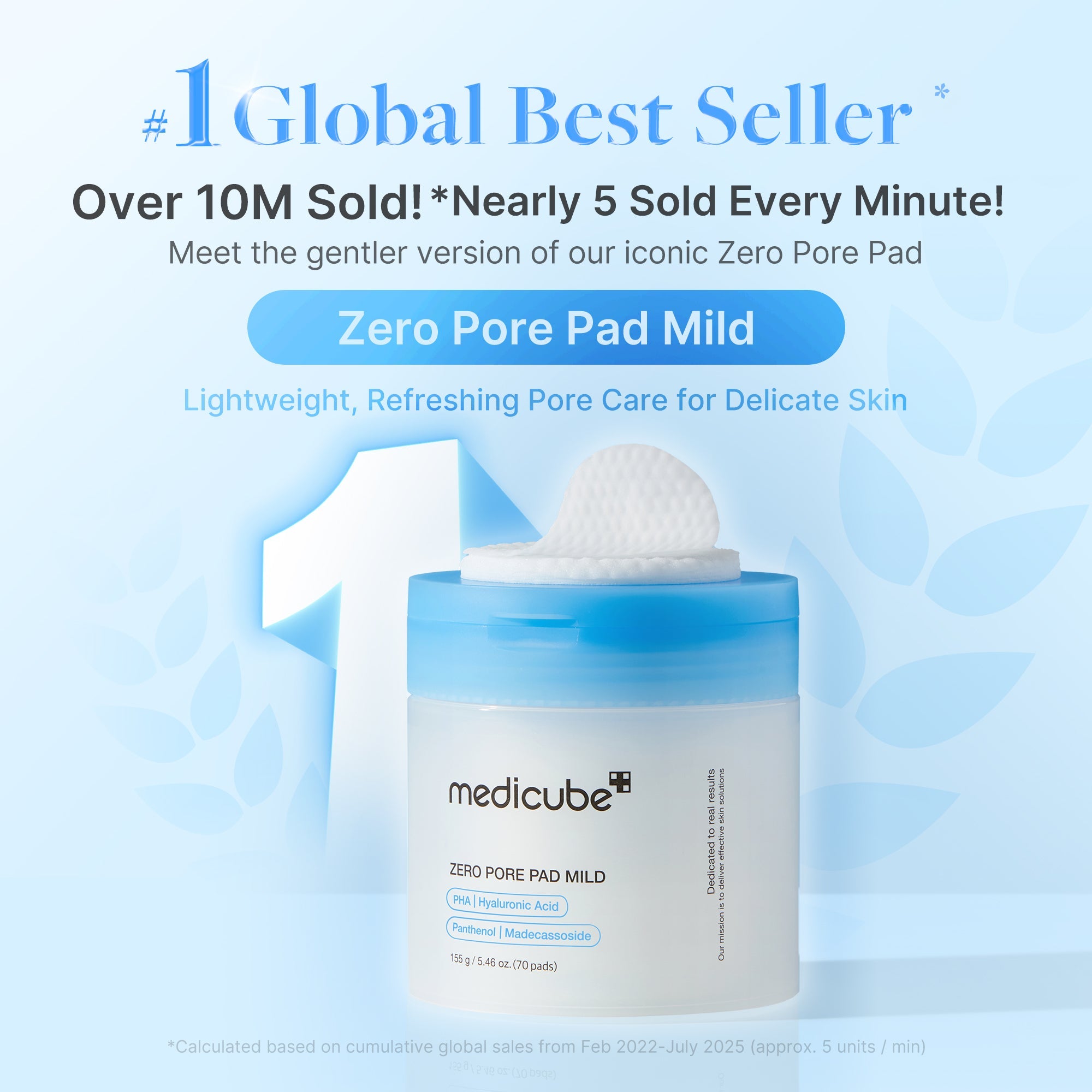 Zero Pore Madecassoside Pads (Mild) N2