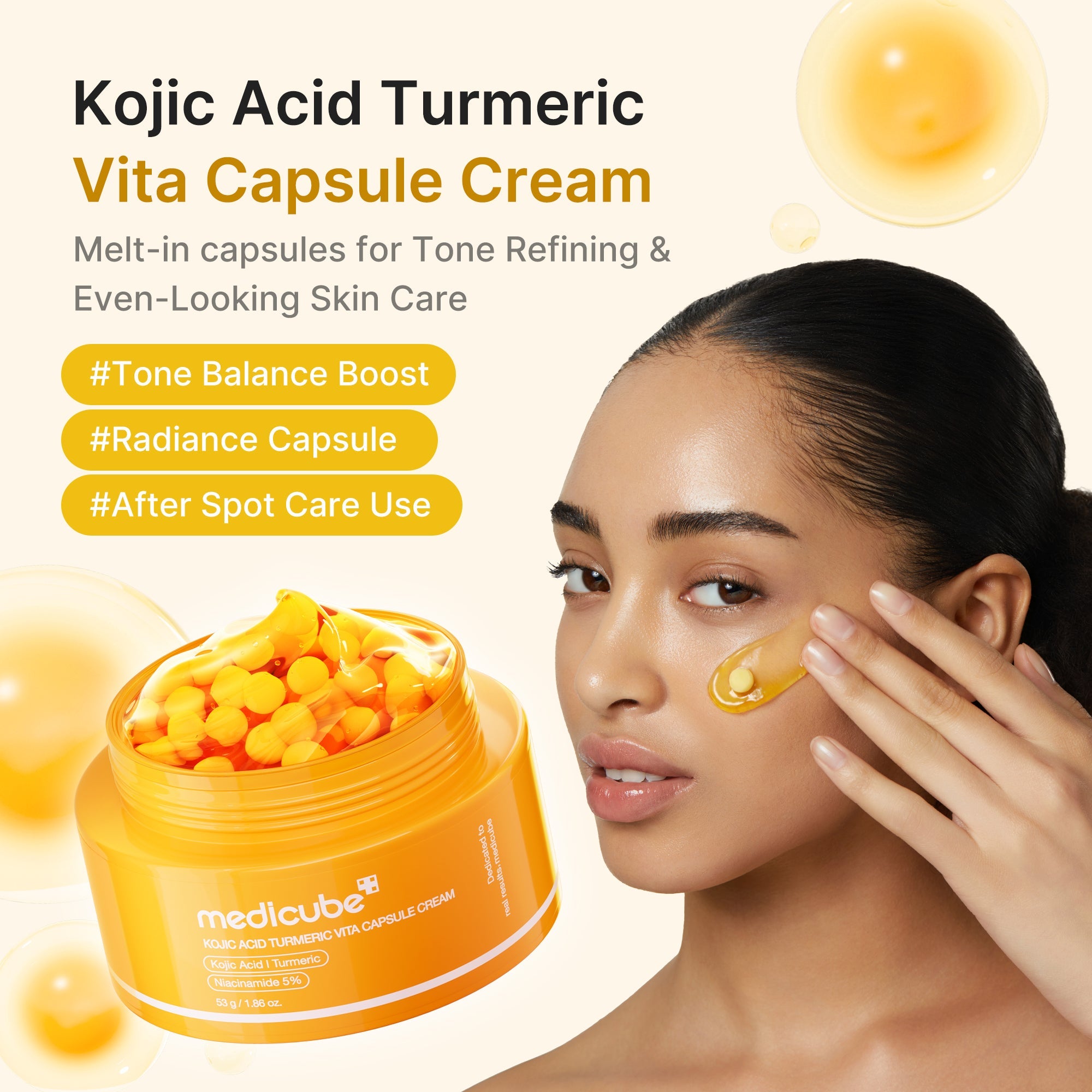 Kojic Acid Turmeric Vita Capsule Cream D7