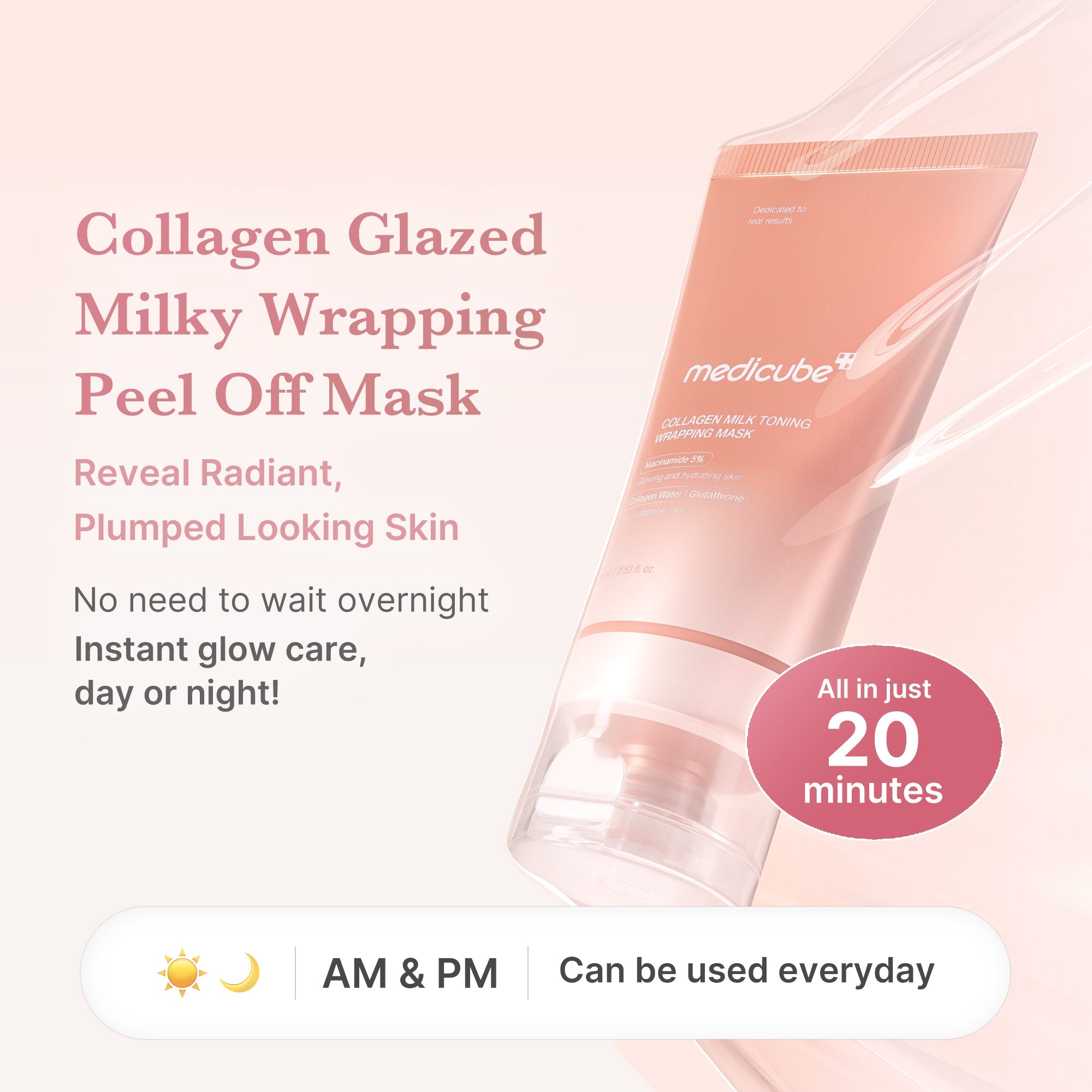 Collagen Milky Glow Daytime Wrapping Mask T0