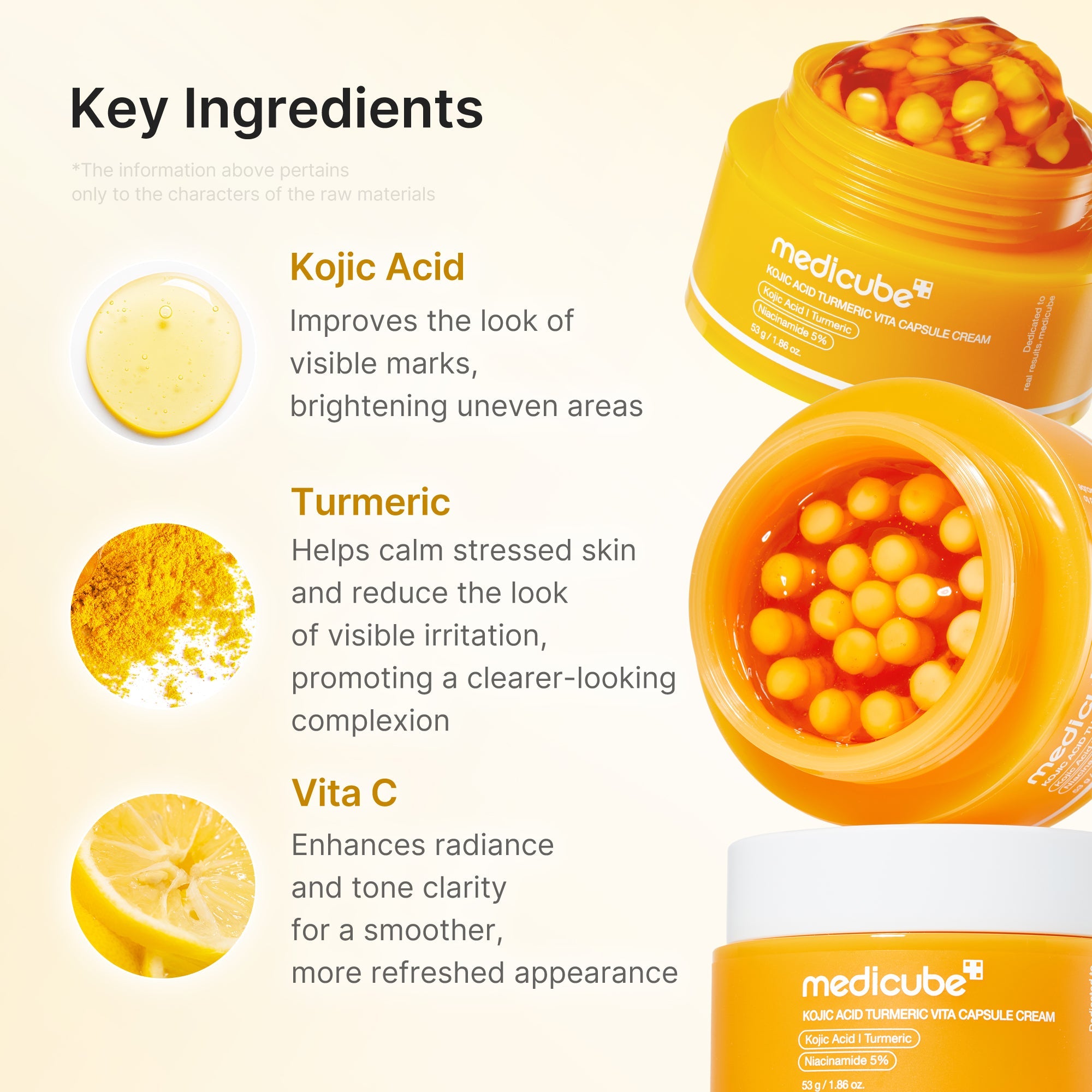 Kojic Acid Turmeric Vita Capsule Cream D7