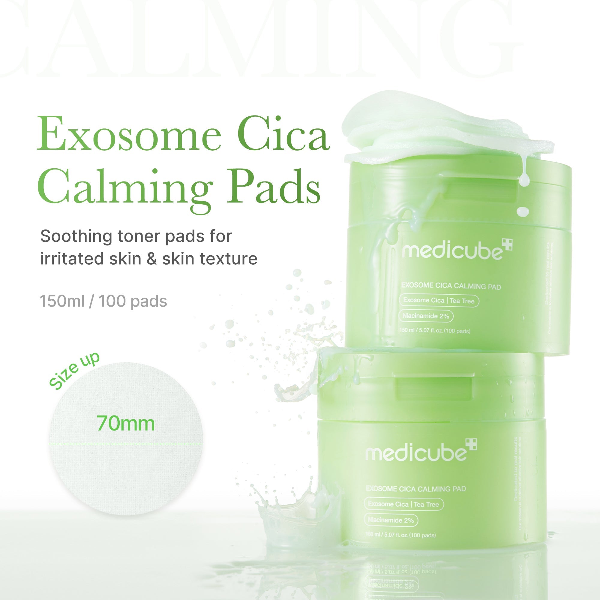 Exosome Cica Calming Toner Pads Q5