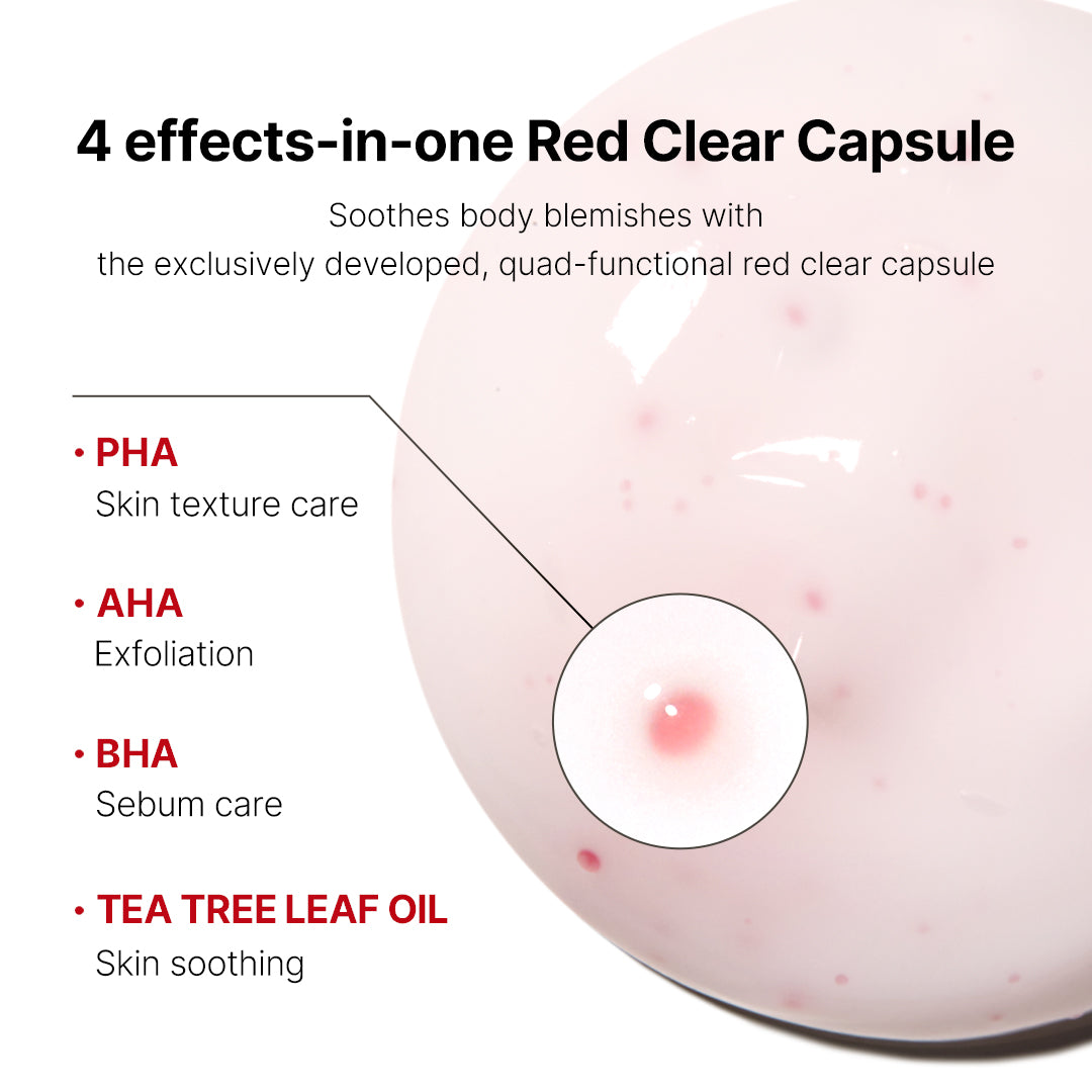 Red Clear Capsule Body Lotion J3