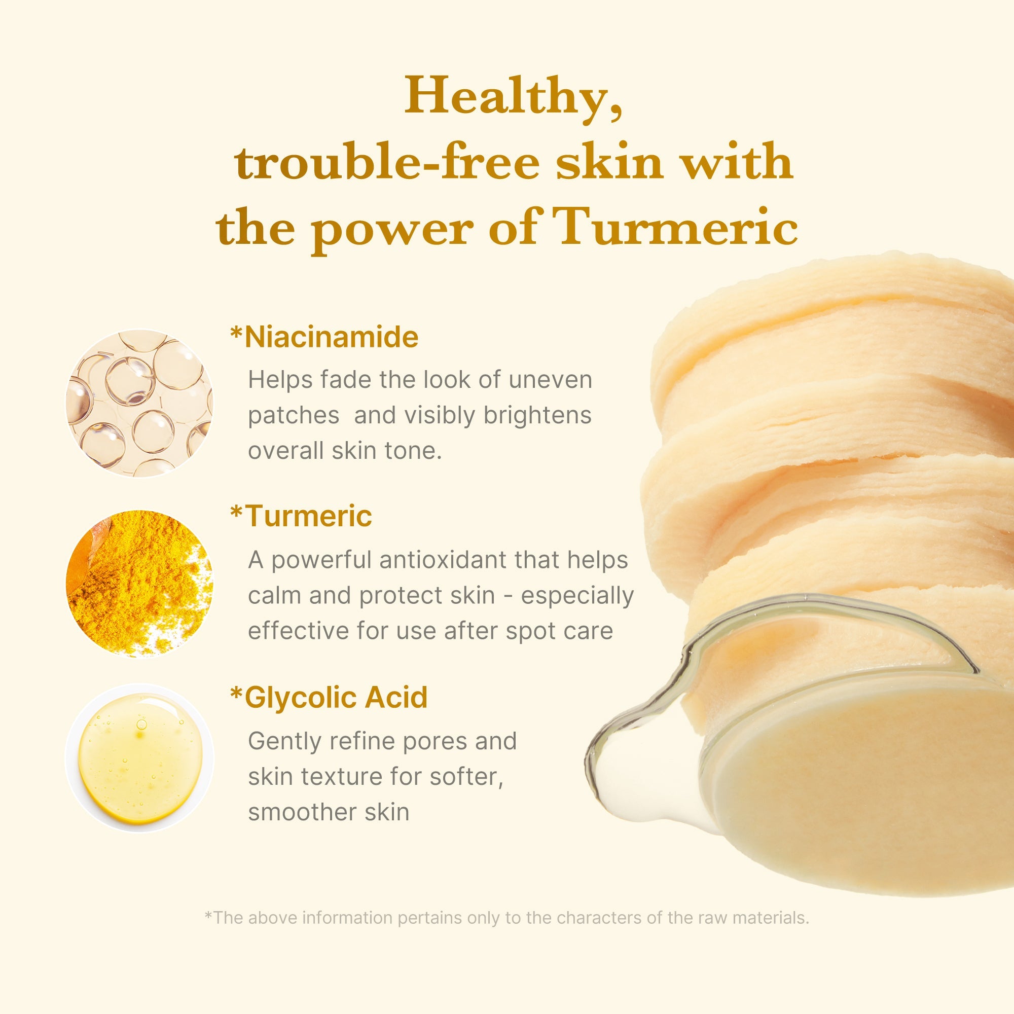 Kojic Acid Tumeric Toner Pad W9