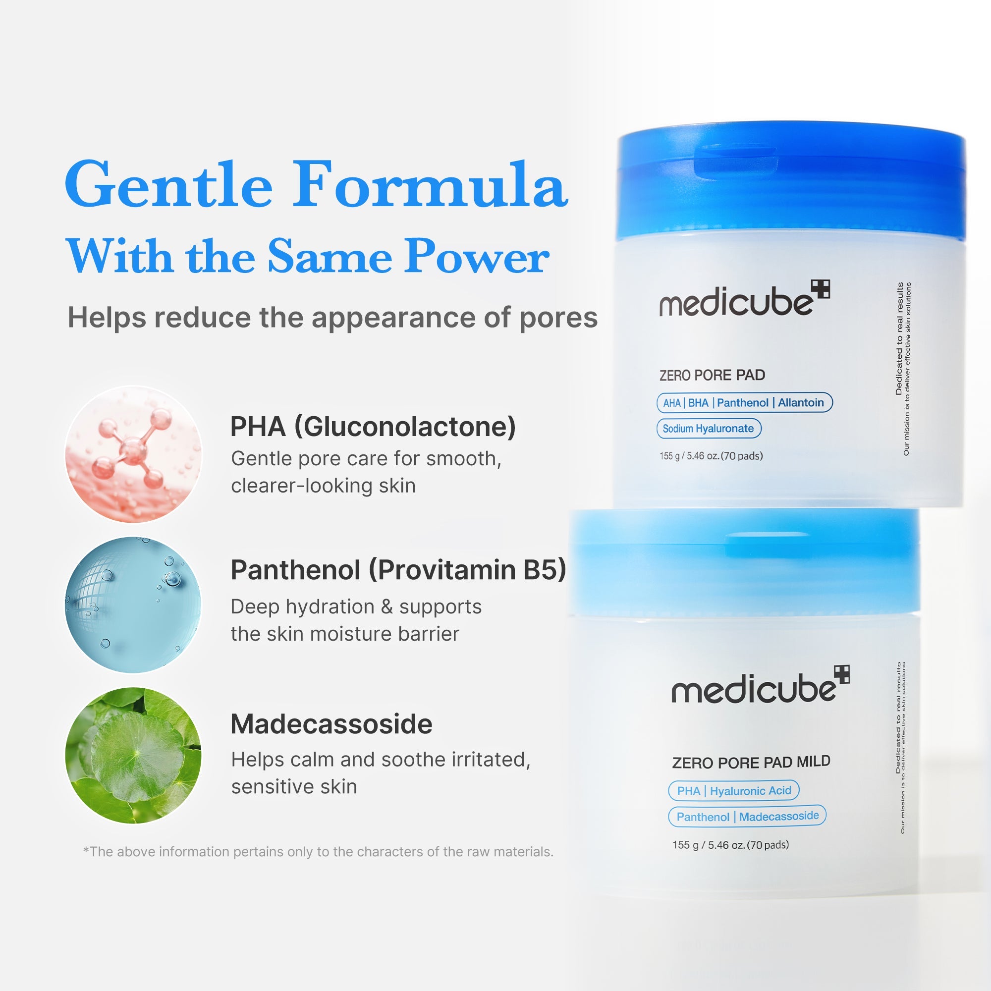 Zero Pore Madecassoside Pads (Mild) N2