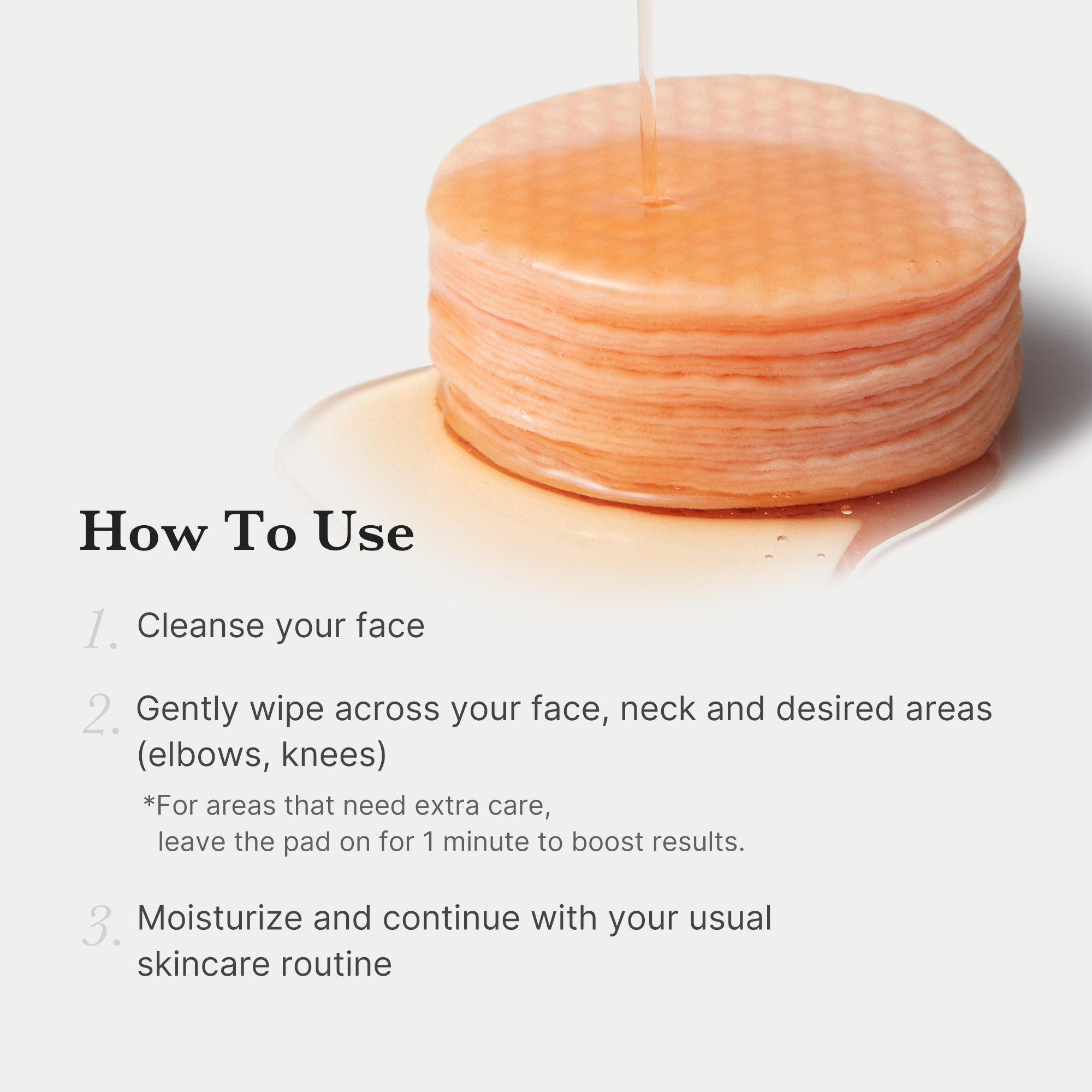 Red Succinic Acid Panthenol Pads S0