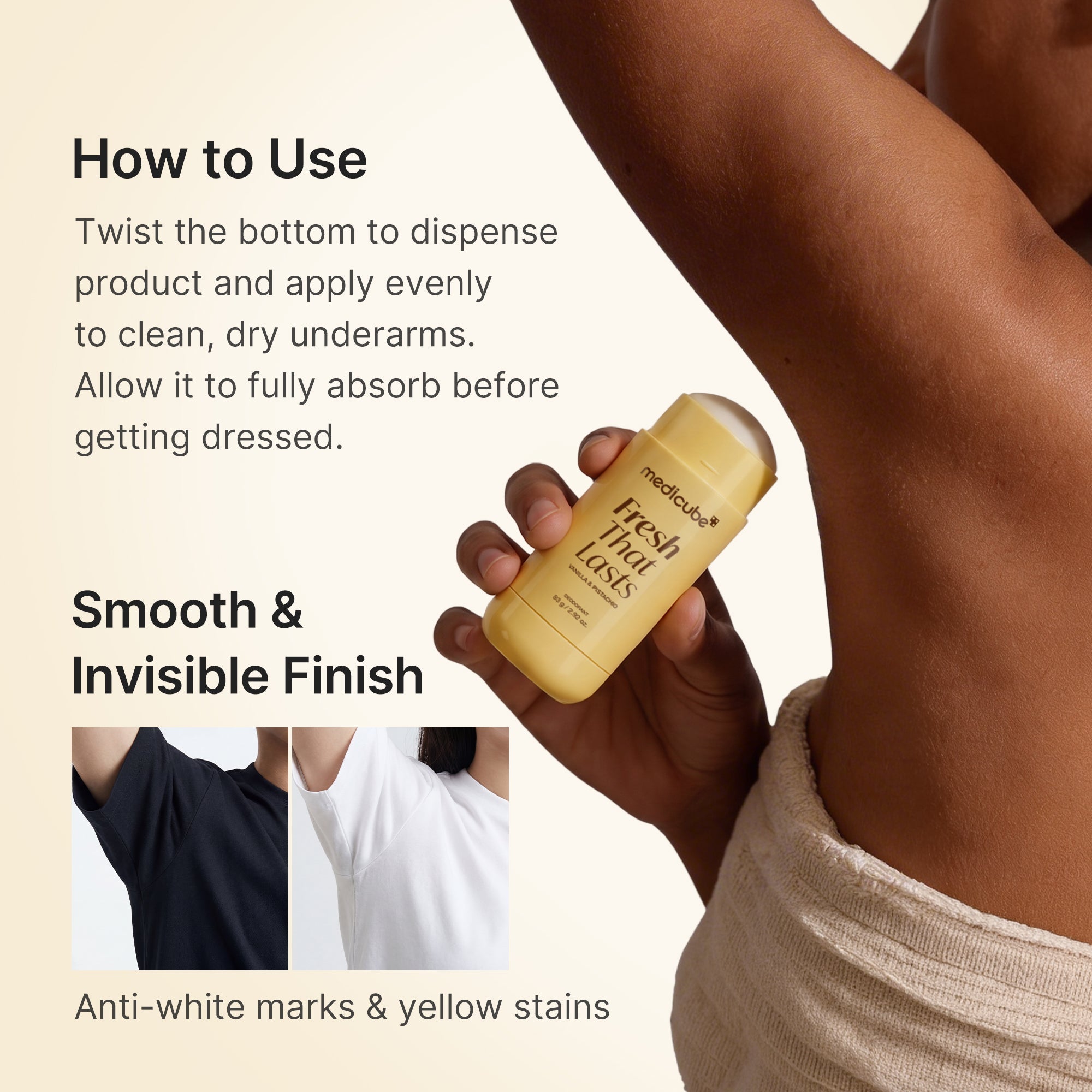 Kojic Acid Brightening Deodorant (Vanilla & Pistachio) R7