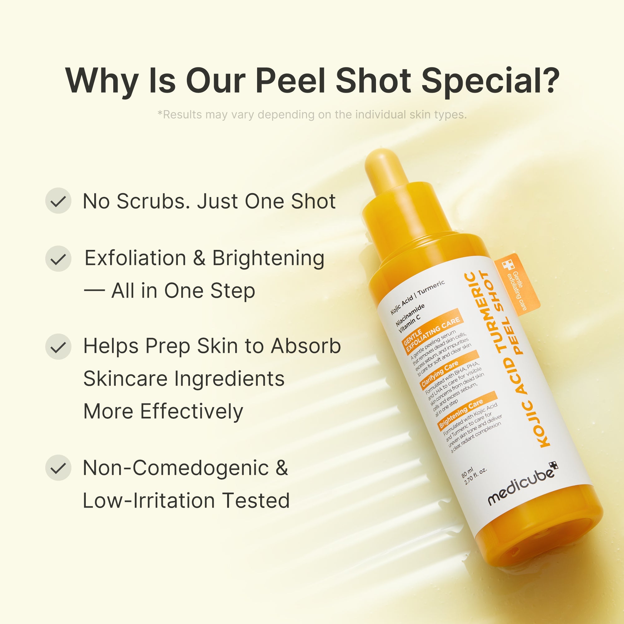 Kojic Acid Turmeric Peel Shot I0