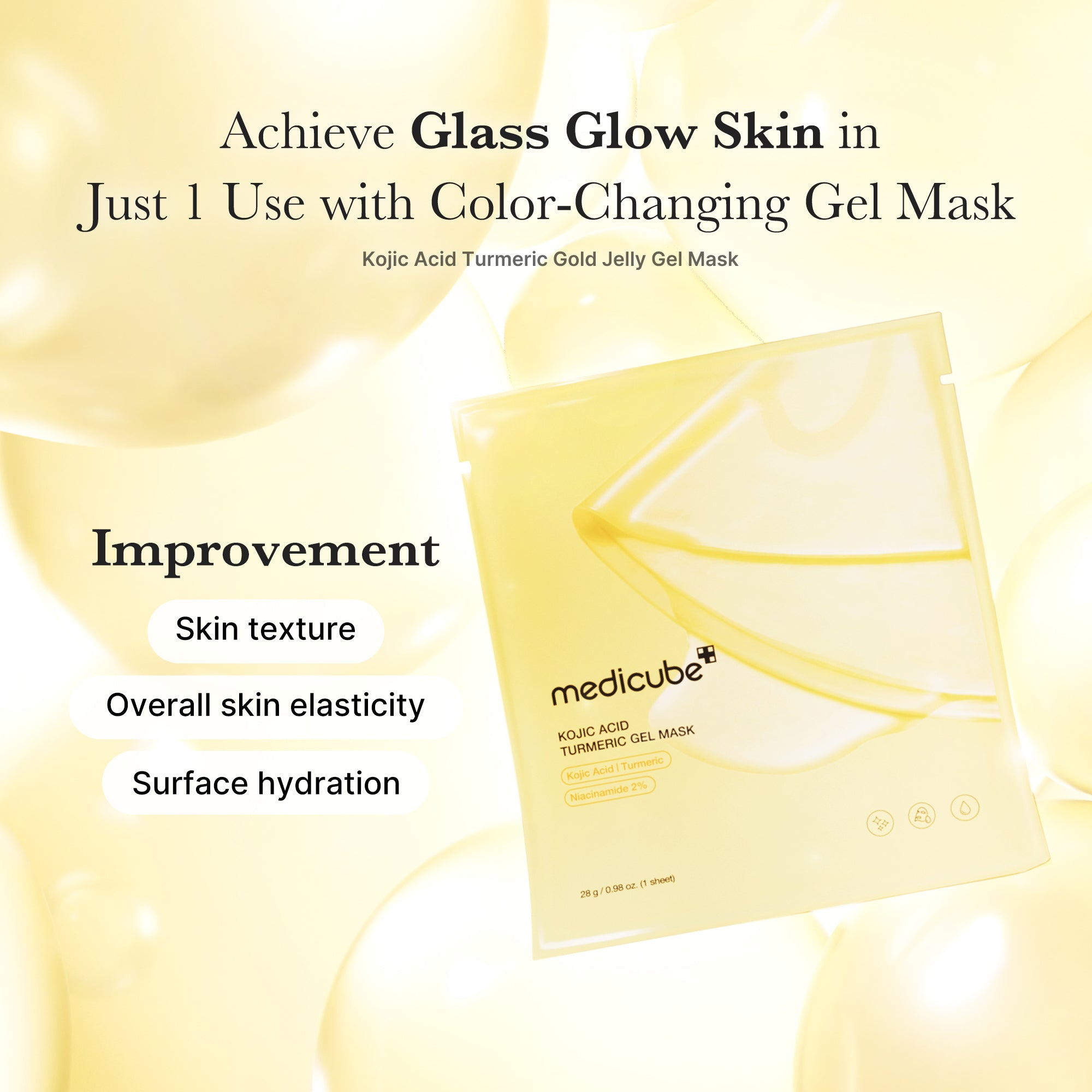 Kojic Acid Turmeric Gold Jelly Gel Mask S1