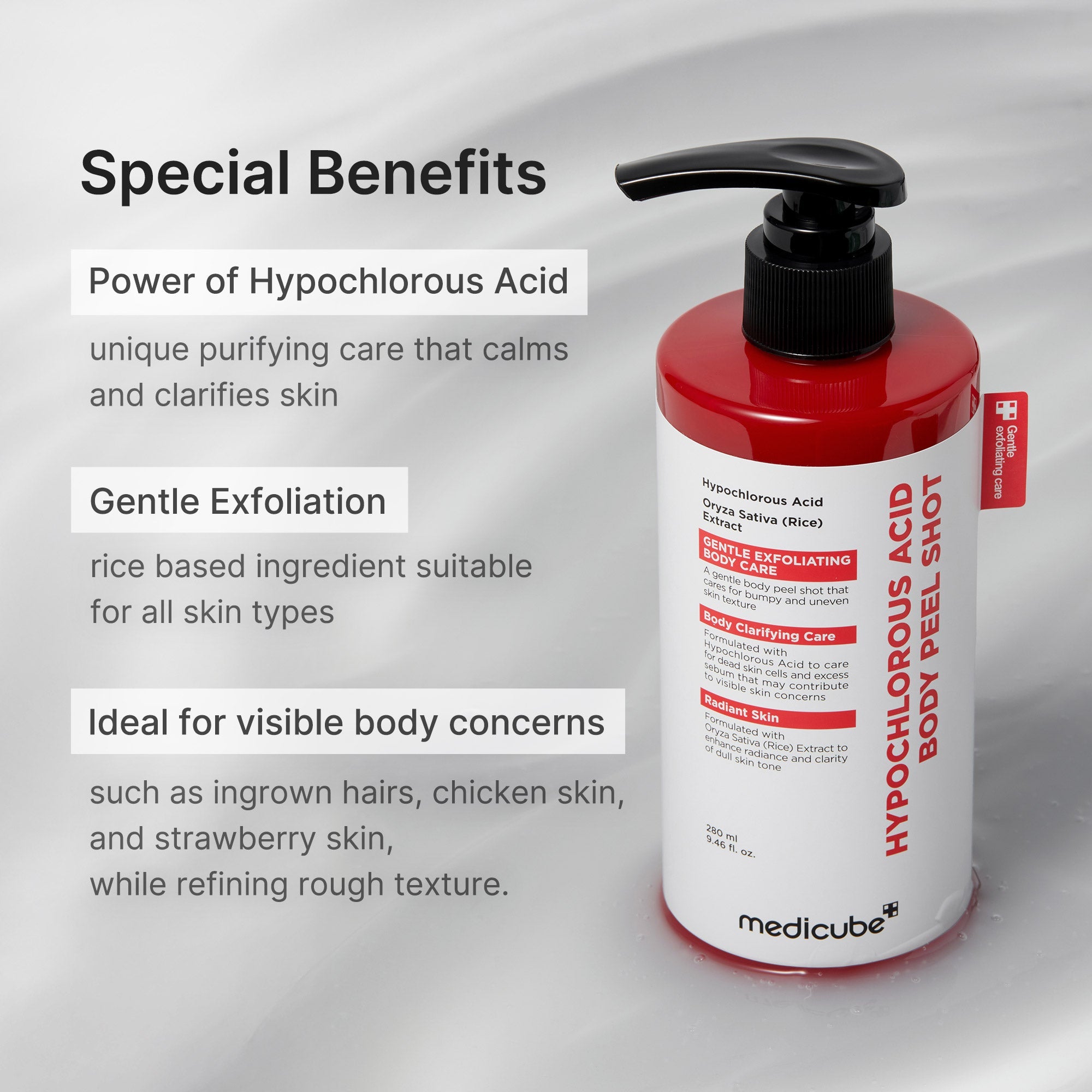 Hypochlorous Acid Rice Body Peel Shot T6