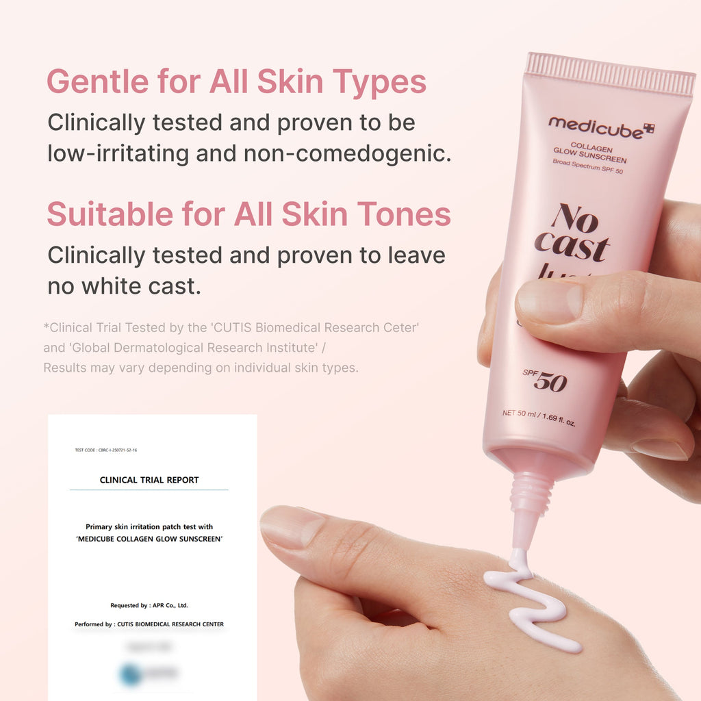 No Cast Just Glow Collagen Sunscreen F1