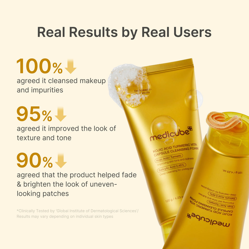 Kojic Acid Turmeric Vita Capsule Foam Cleanser H9