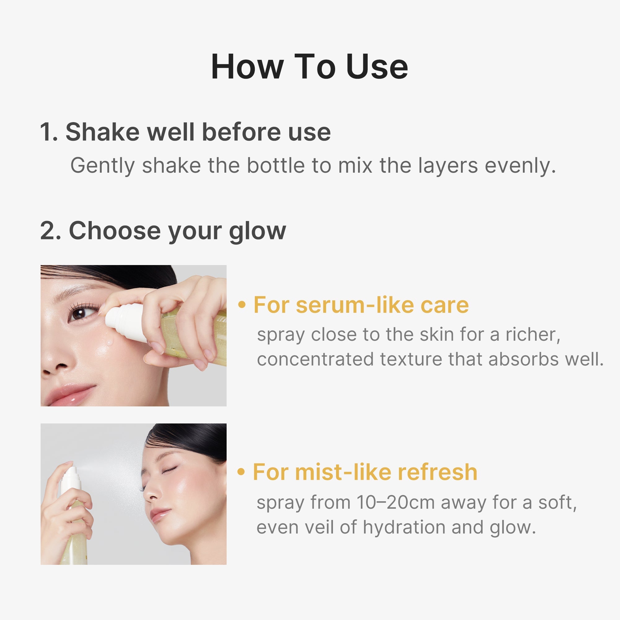 Kojic Acid Turmeric Vitamin Gold Jelly Mist Serum B9
