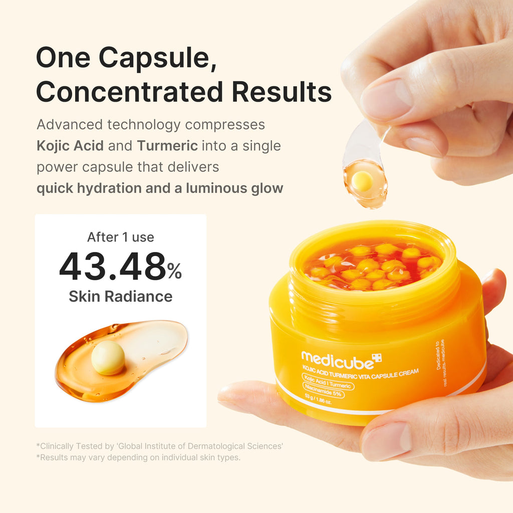 Kojic Acid Turmeric Vita Capsule Cream D7