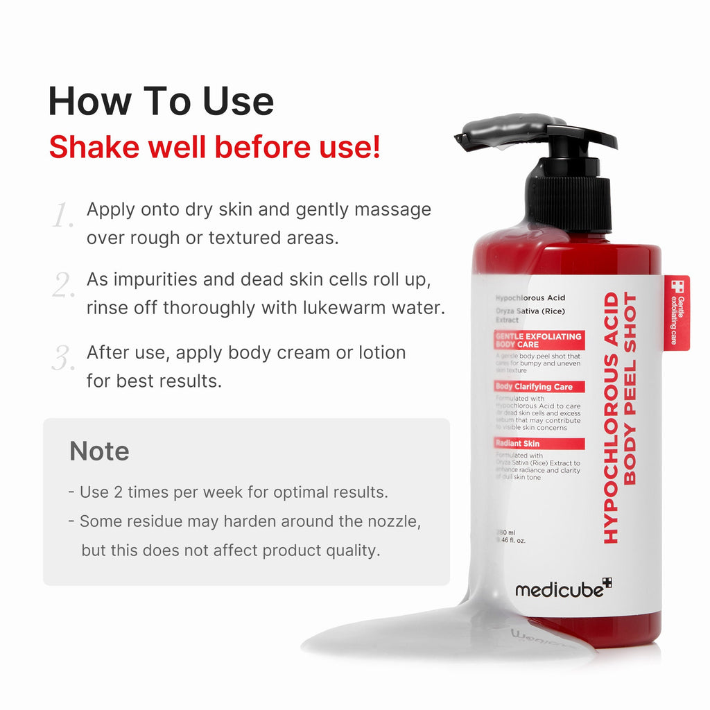 Hypochlorous Acid Rice Body Peel Shot T6