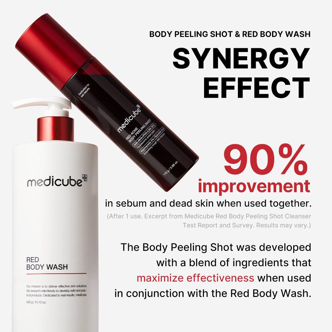 Red Body Peeling Shot Cleanser F7