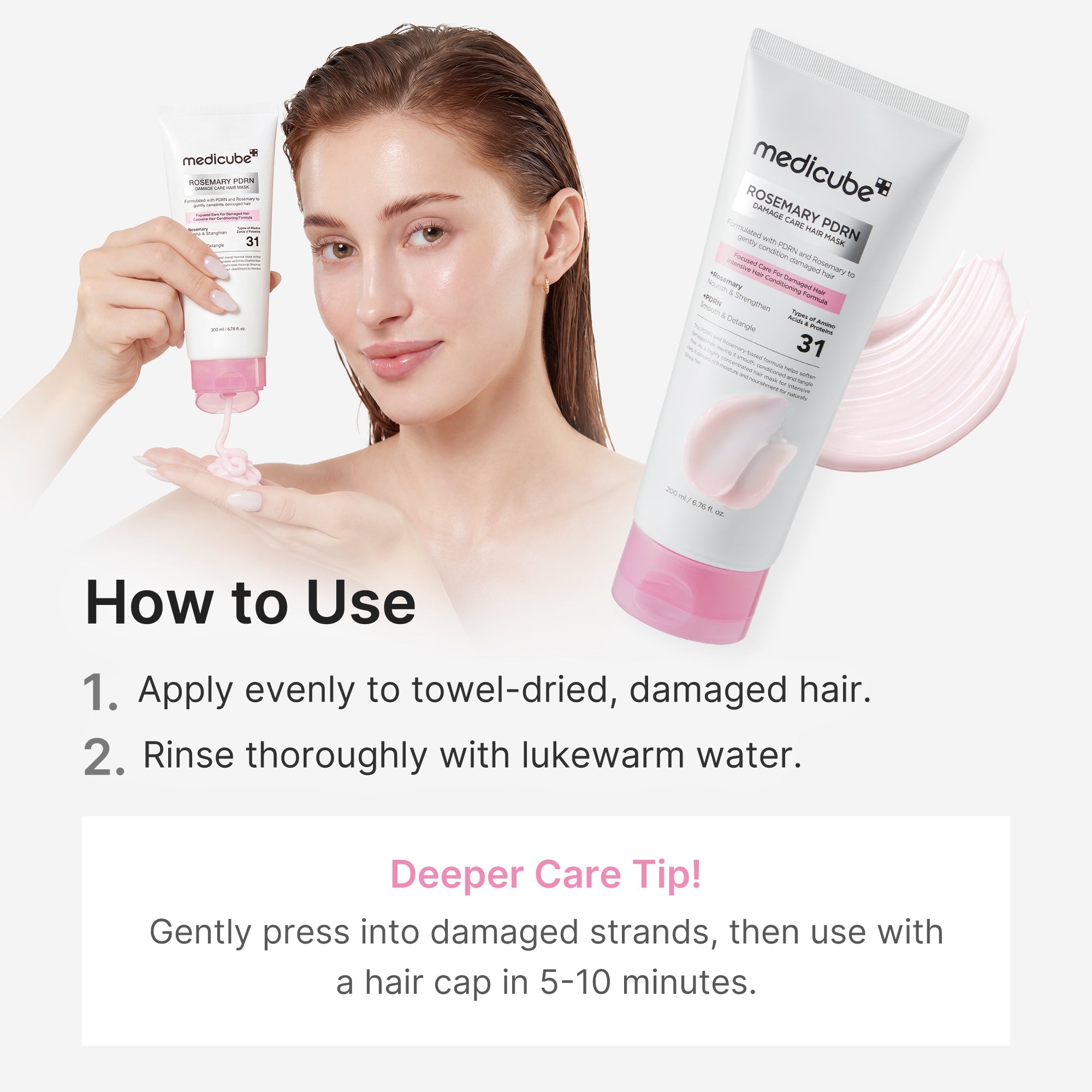 Rosemary PDRN Damage Care Hair Mask D7