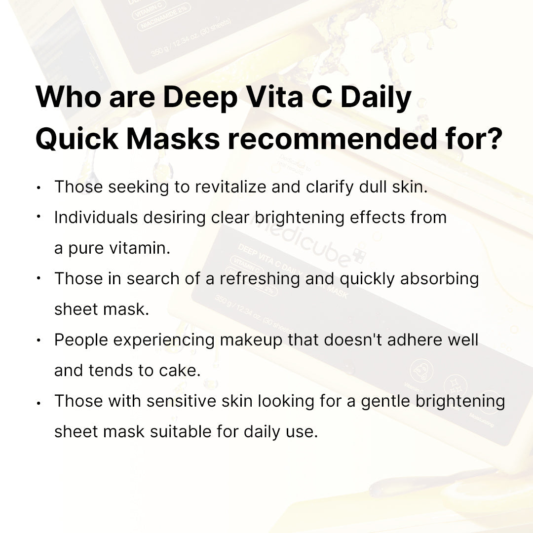 Deep Vita C Daily Quick Masks J8