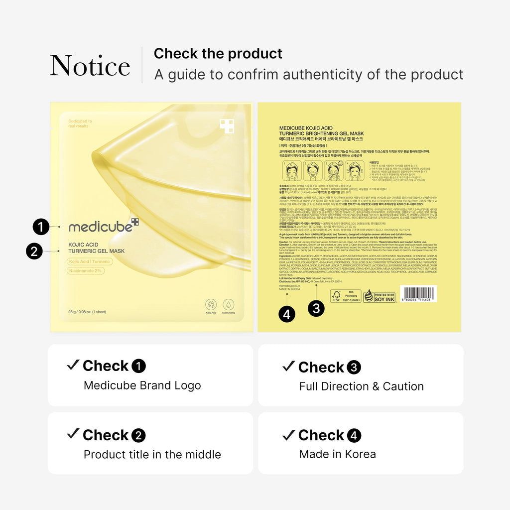 Kojic Acid Turmeric Gold Jelly Gel Mask S1