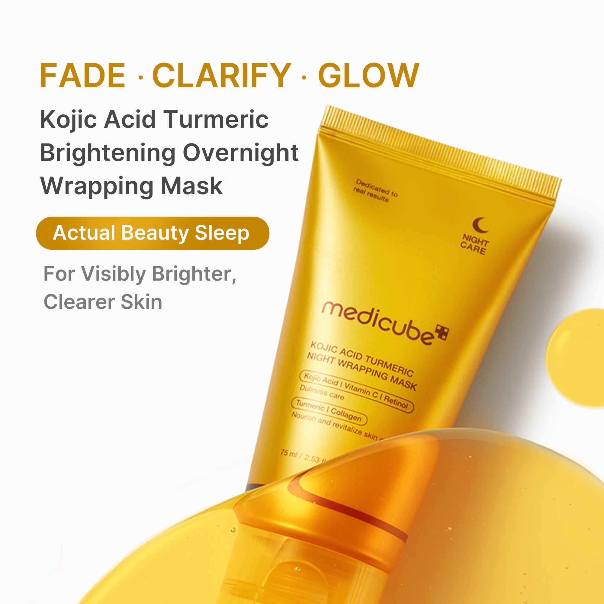 Kojic Acid Turmeric Overnight Wrapping Mask S8