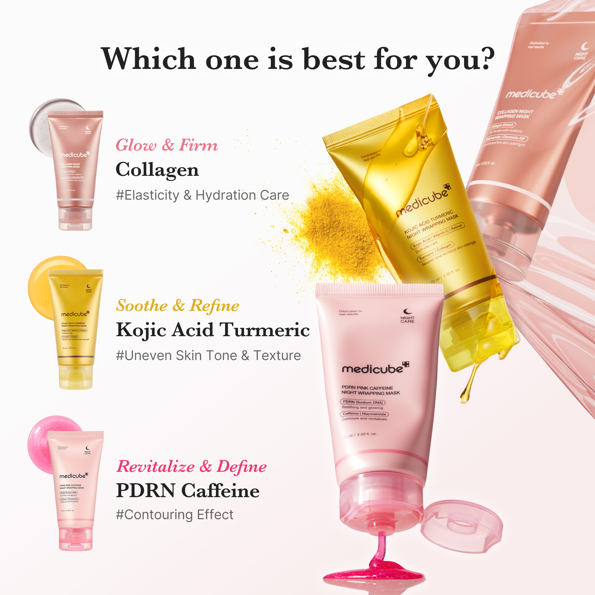 Kojic Acid Turmeric Overnight Wrapping Mask S8