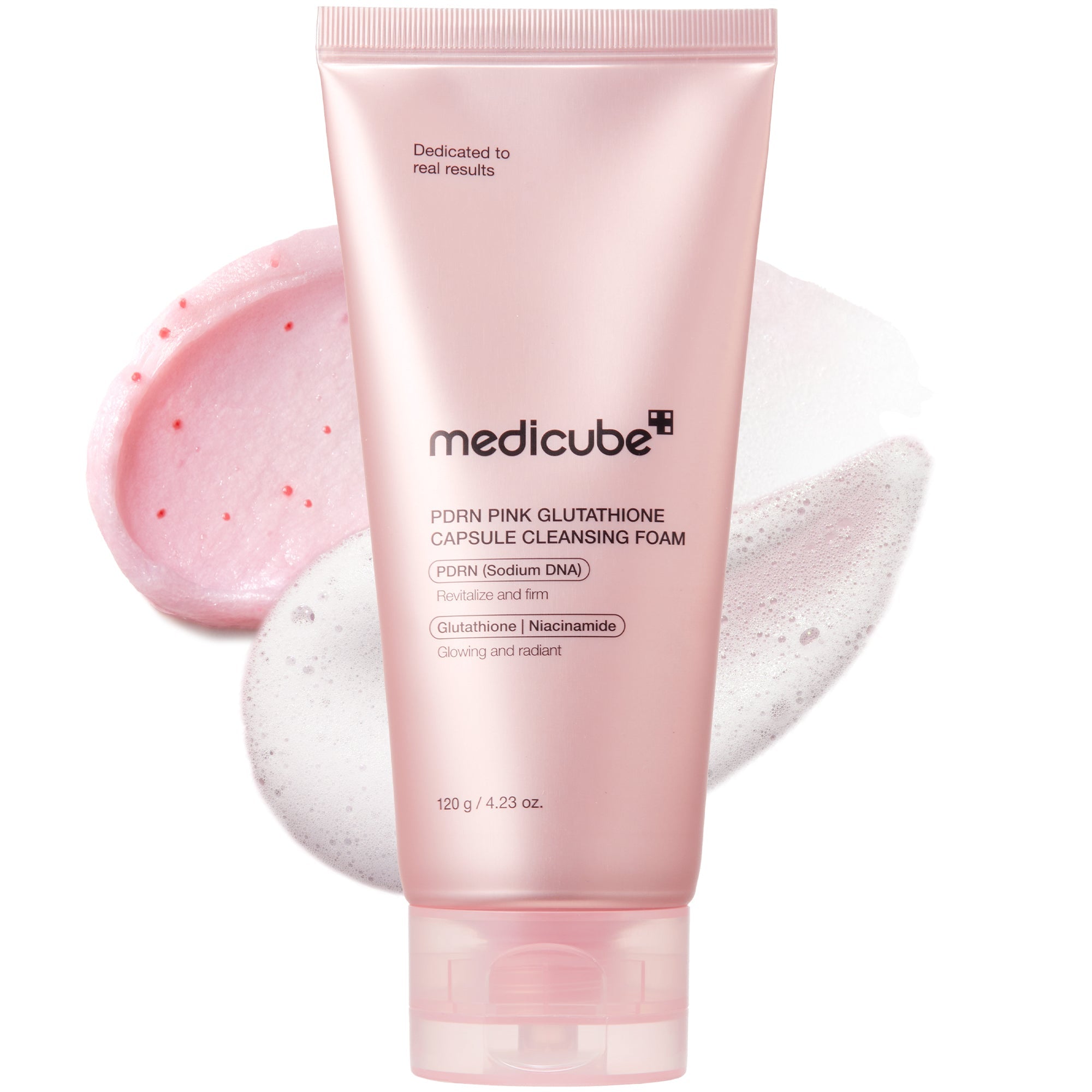PDRN Pink Glutathione Capsule Foam Cleanser J9
