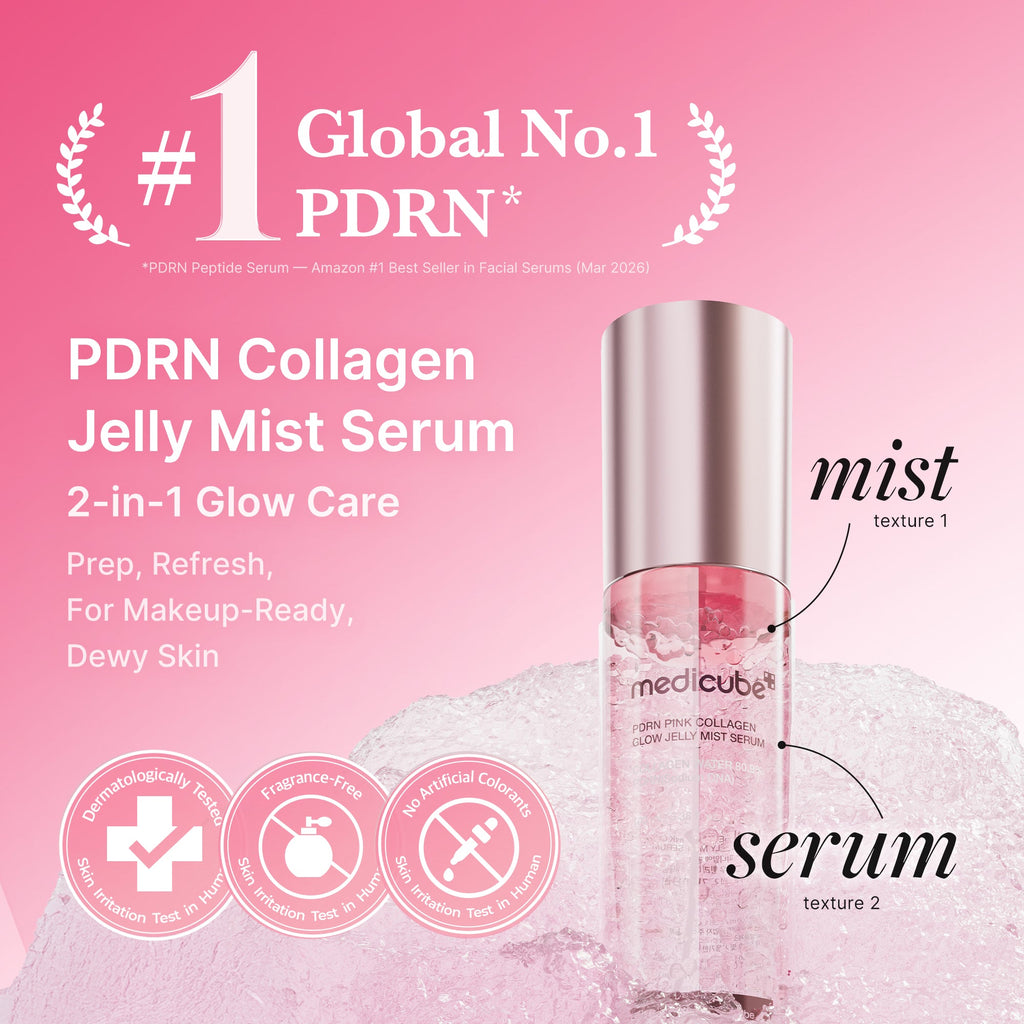 PDRN Pink Collagen Glow Jelly Mist Serum E7