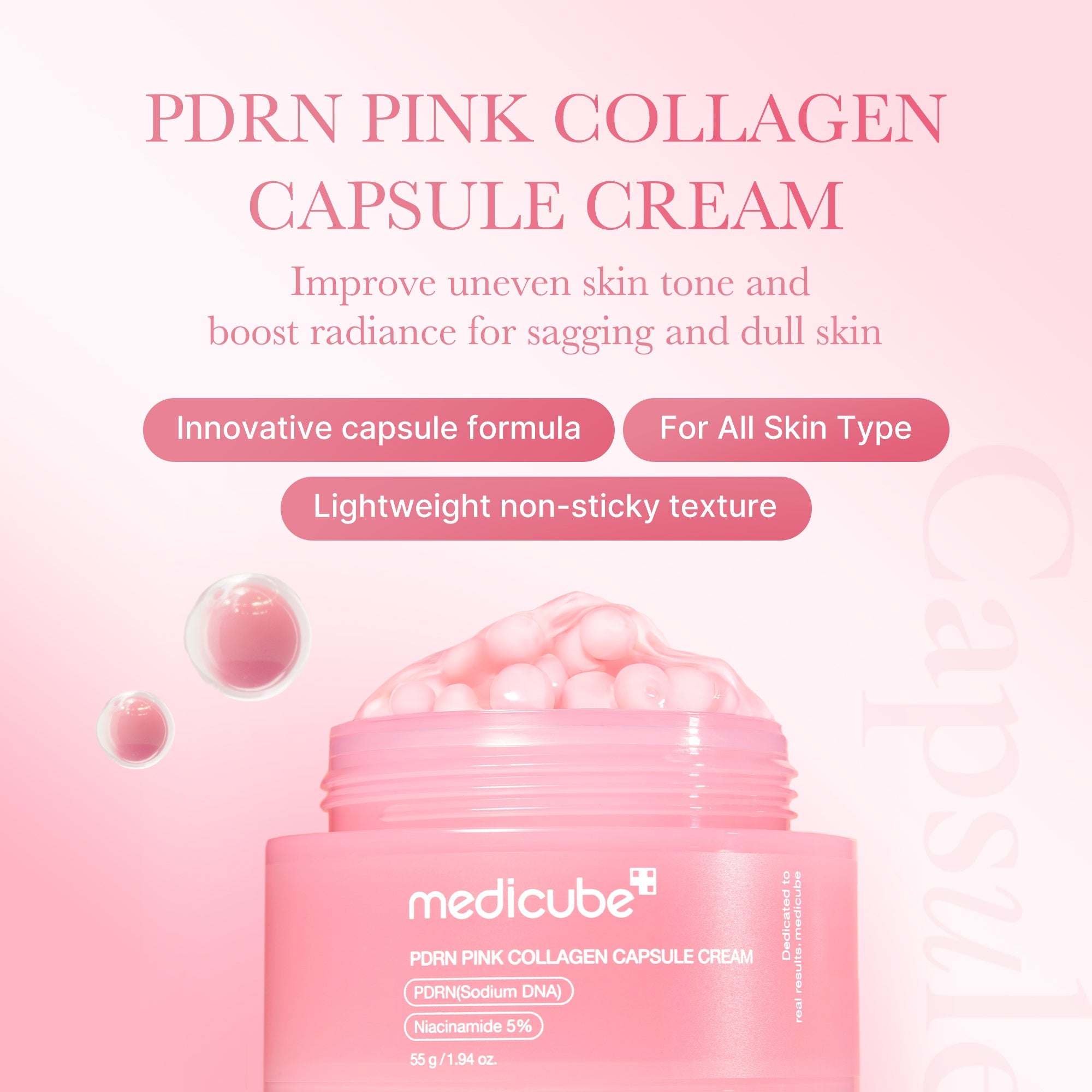 PDRN Pink Collagen Capsule Cream W1