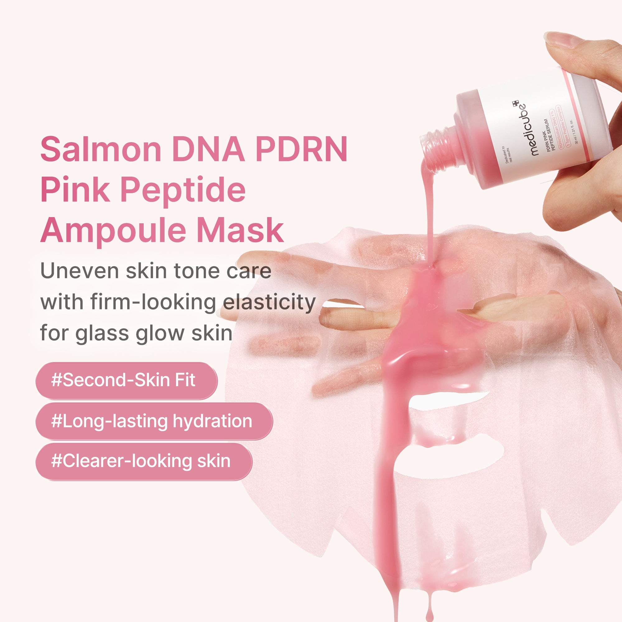 PDRN Pink Peptide Ampoule Mask T3