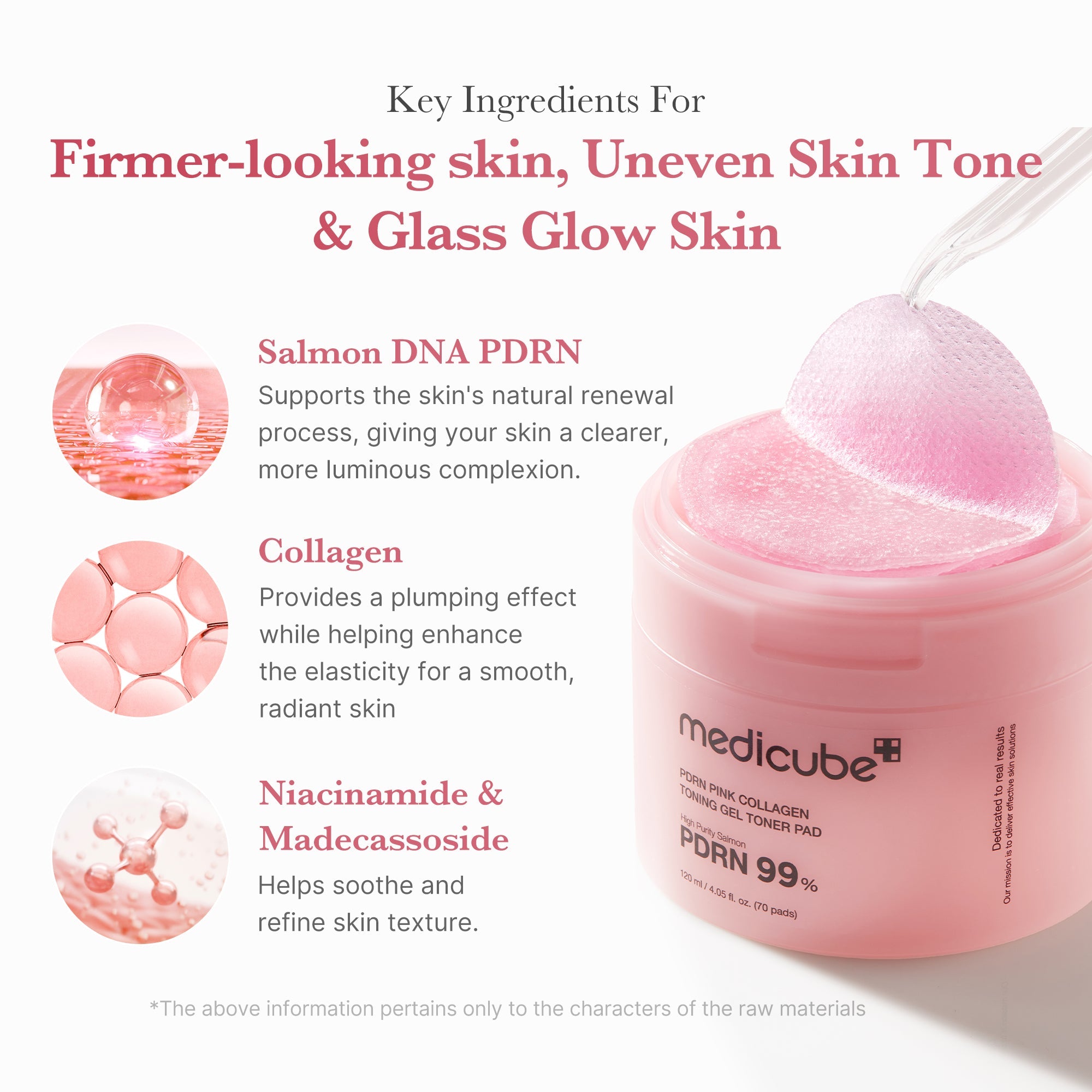 PDRN Pink Collagen Gel Toner Pad K7