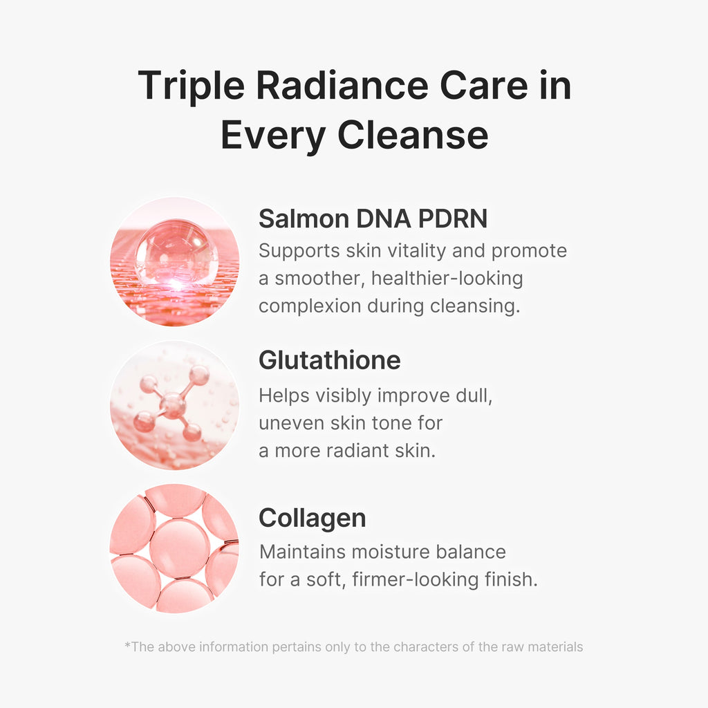 PDRN Pink Glutathione Capsule Foam Cleanser J9