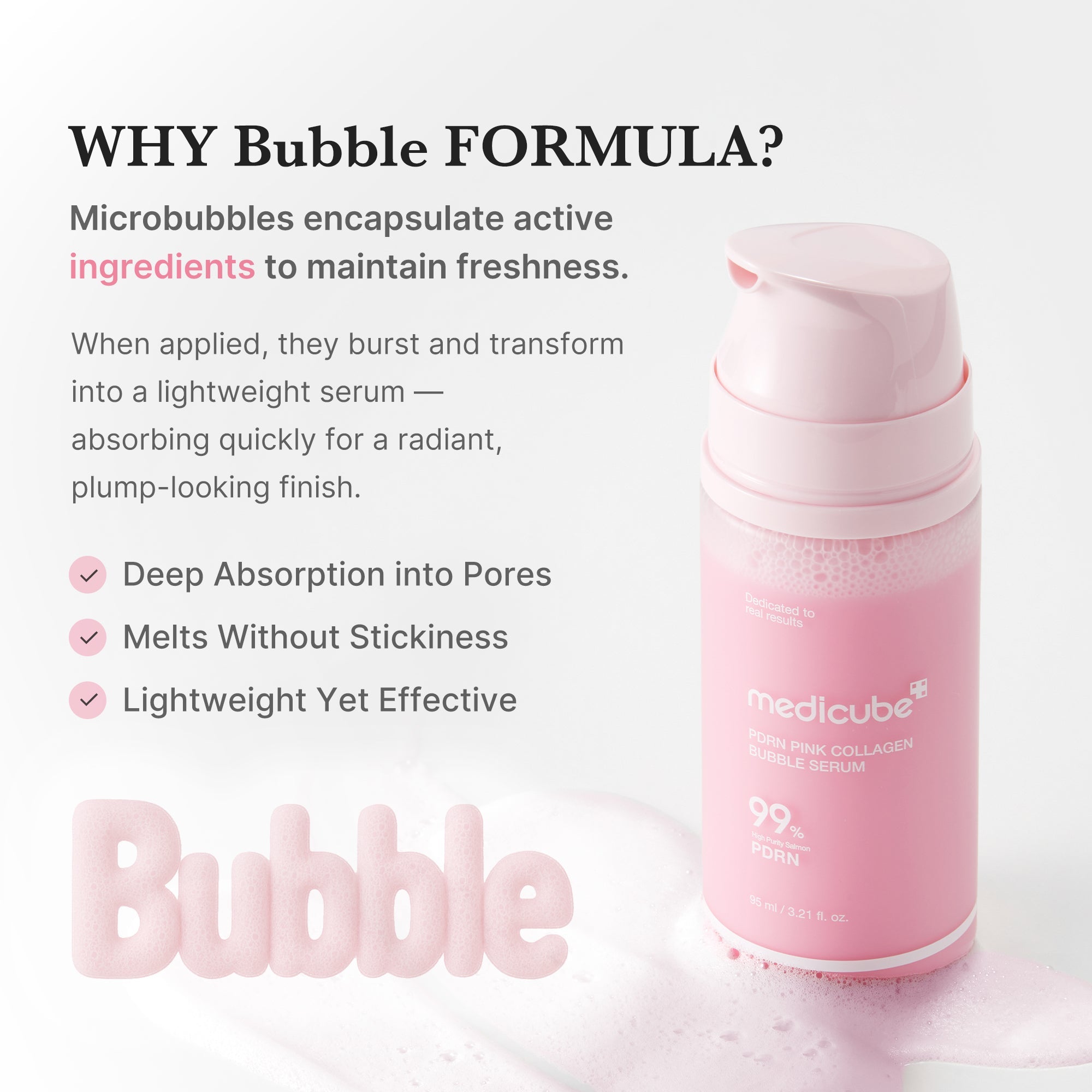 PDRN Pink Collagen Bubble Serum D1