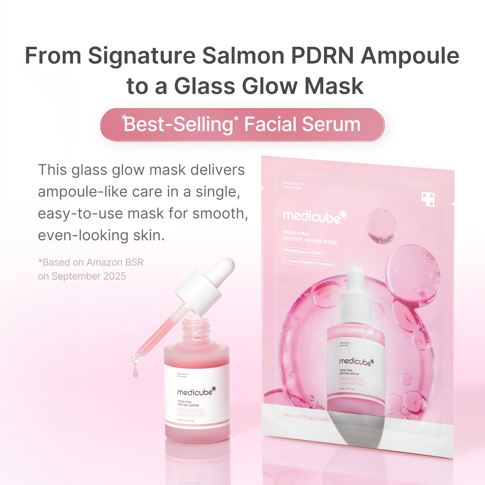 PDRN Pink Peptide Ampoule Mask T3
