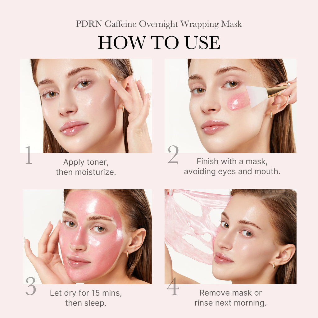 PDRN Pink Caffeine Overnight Wrapping Mask A1