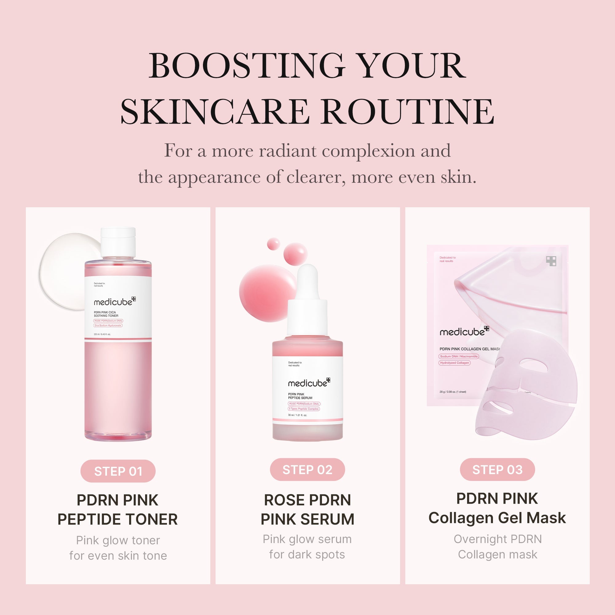 PDRN Pink Peptide Toner T3