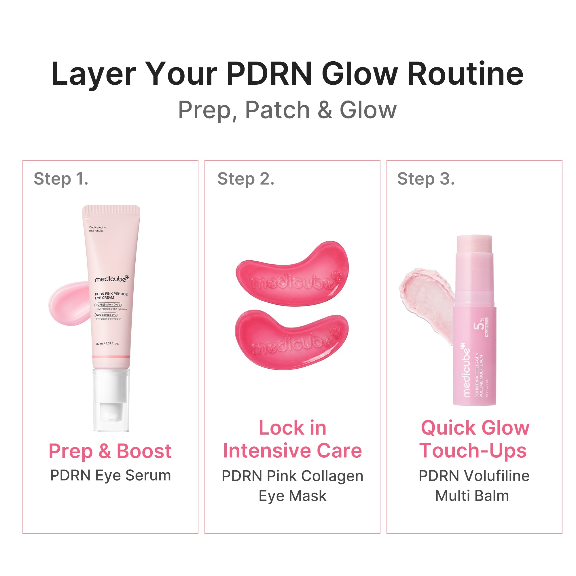 PDRN Pink Collagen Jelly Eye Mask C3