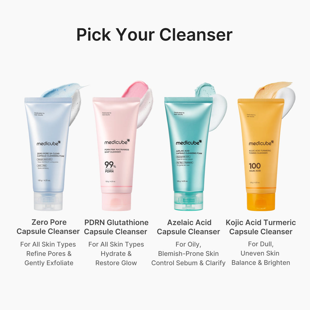 PDRN Pink Glutathione Capsule Foam Cleanser J9