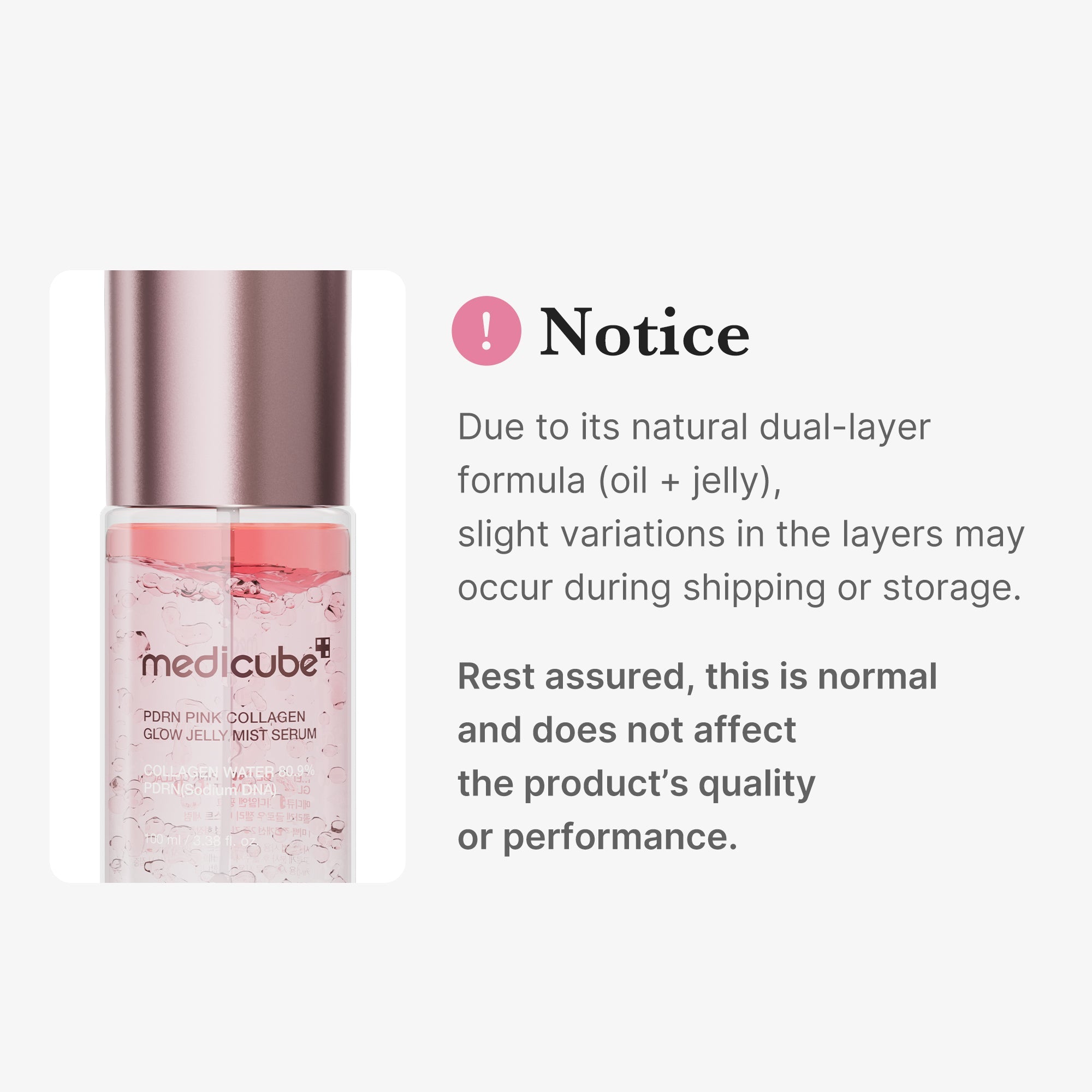 PDRN Pink Collagen Glow Jelly Mist Serum E7