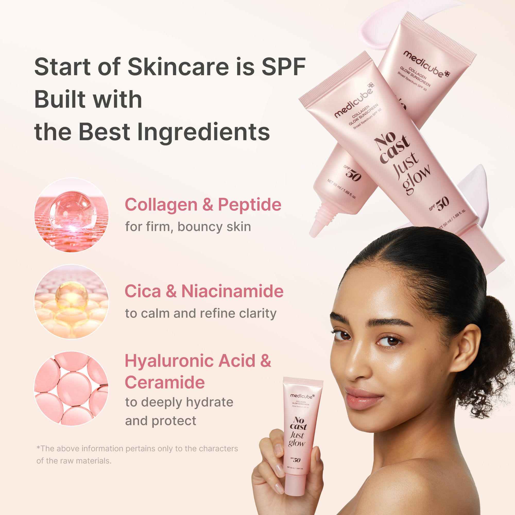 No Cast Just Glow Collagen Sunscreen Q8